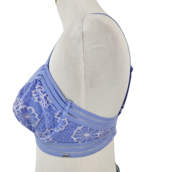 PINK Victoria's Secret Bra 34DD Underwire Lace Adjustable Straps Lavender Purple - Picture 5 of 12